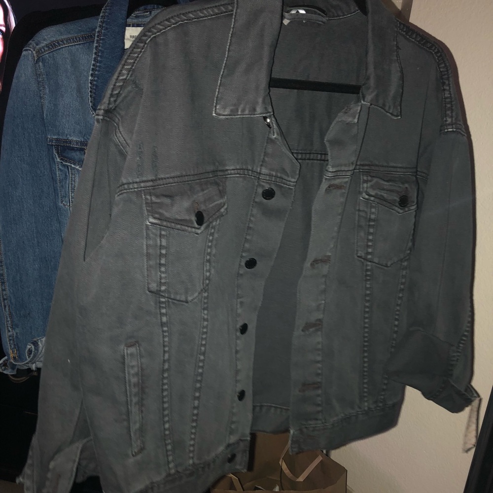 Denim free people jacket